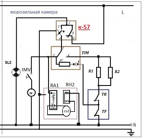 терморегулятор К 57, характеристики, замена терморегулятора морозильника